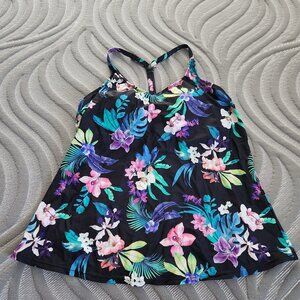 Adjustable Racerback Underwire Tankini - Size 14